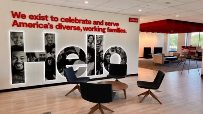 Inside JCPenney’s corporate headquarters in Plano, Texas (Photo: Business Wire)